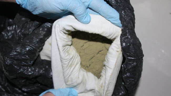 124 kilo esrar ele geçirildi