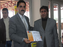 20 kursiyere sertifika