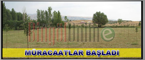 2012 yılı kapama meyve bahçesi müracaatları başladı