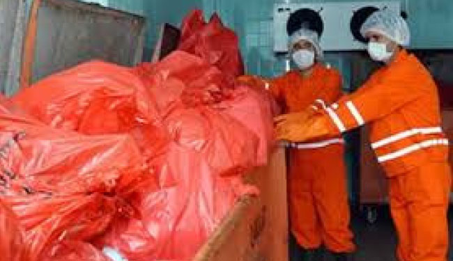 210 ton tıbbi atık toplandı