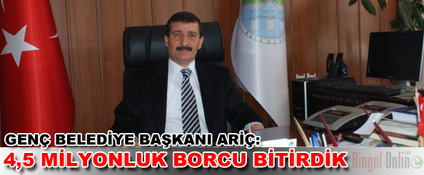 `4 buçuk milyon borcu bitirdik”