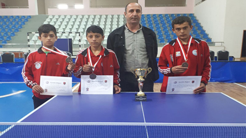 Masa Tenisinde Genç YBO Başarısı