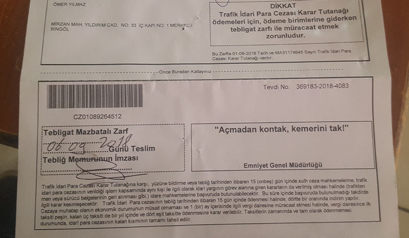 Vatandaştan park cezasına tepki!