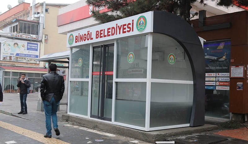 Modern duraklar kuruldu