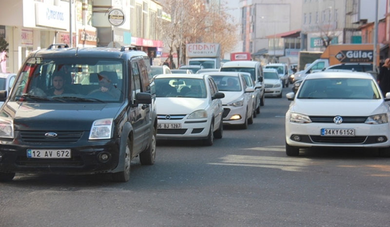 Araç sayısında artış