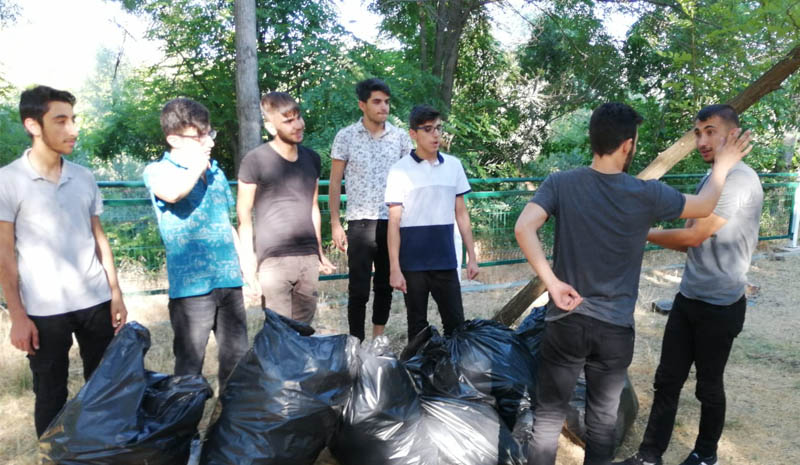 DSİ parkında çevre temizliği etkinliği!