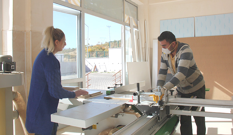 Aldıkları destekle kendi işini kurdular