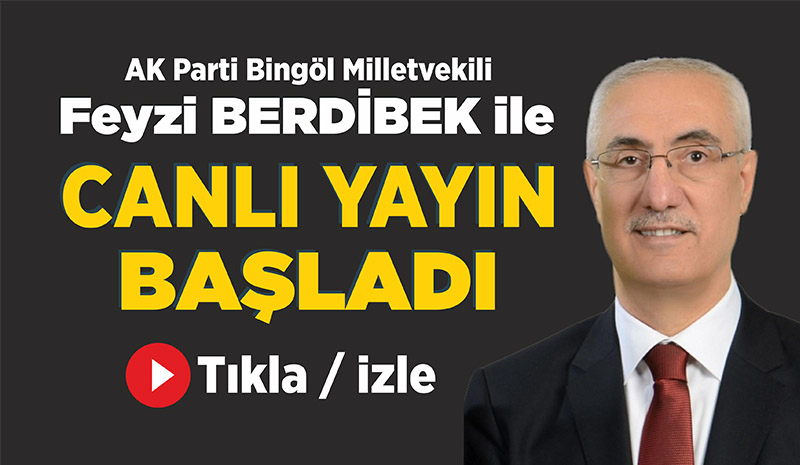 AK Parti Bingöl Milletvekili Feyzi Berdibek, canlı yayında gündeme dair...