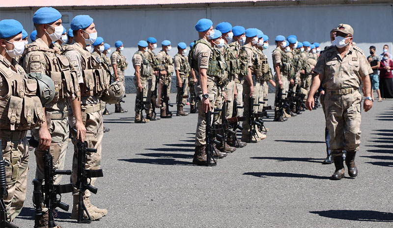 Komandalar Suriye`ye Uğurlandı