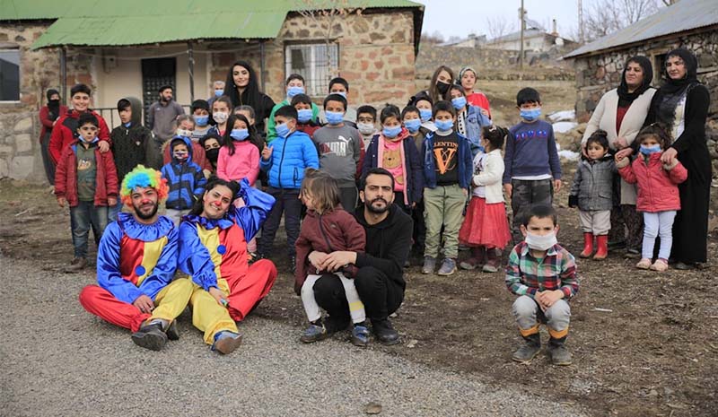 Çocukların yüreğine dokundular