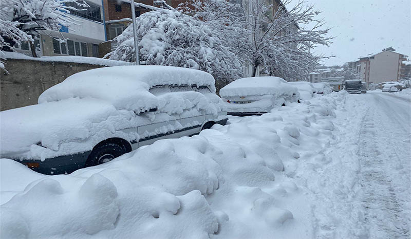Bingöl`de yoğun kar etkisini gösterdi