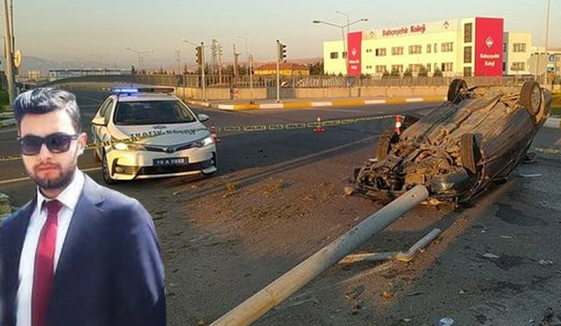 Genç öğretmen kazada hayatını kaybetti