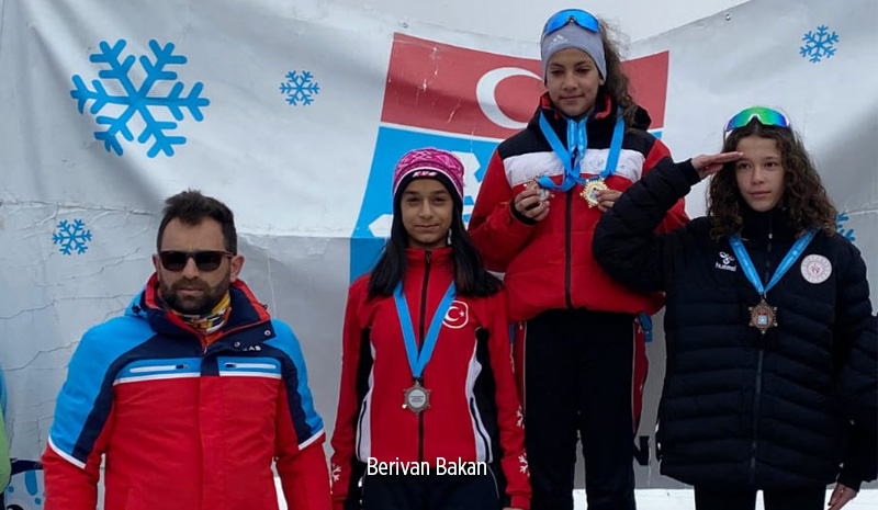 Bingöllü kayakçı Berivan`dan önemli başarı