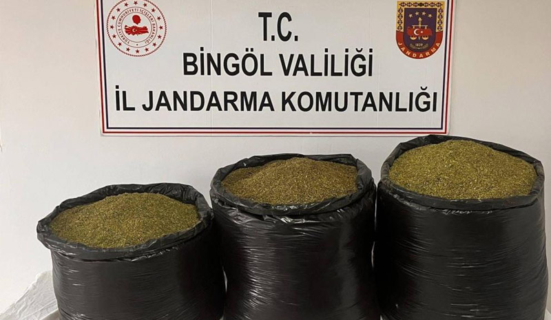 Bingöl`de 53 kilo uyuşturucu ele geçirildi