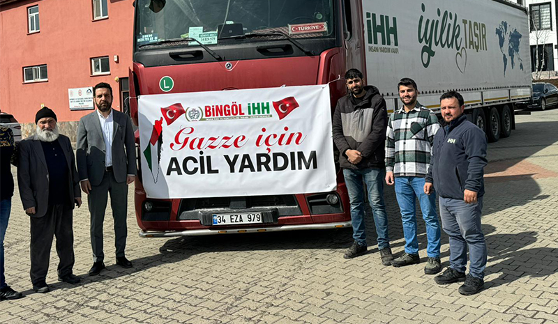 Bingöl İhh`dan Gazze`ye İnsani Yardım