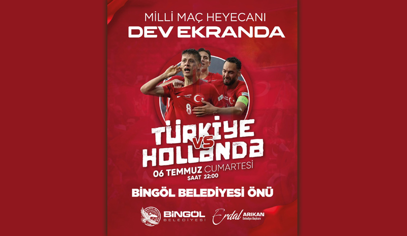 Bingöl Belediyesi`nden milli maç hazırlığı