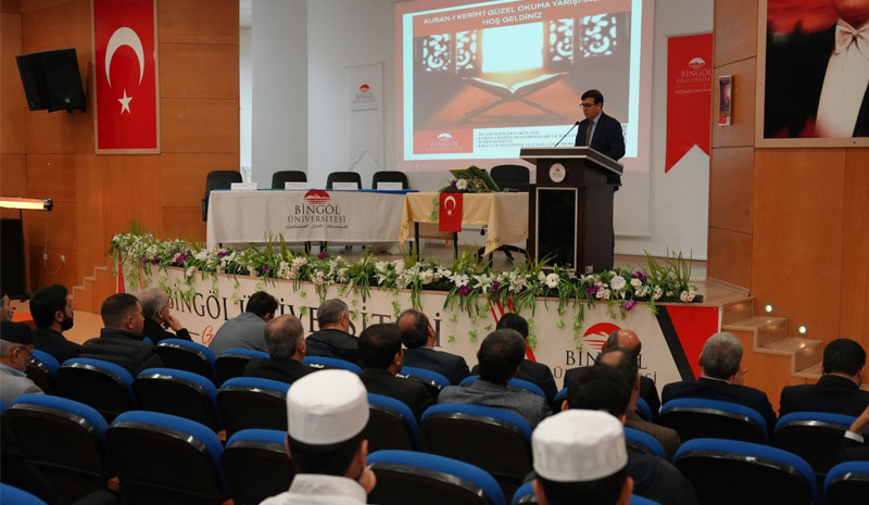 Bingöl Üniversitesi`nde Kur`an-ı Kerîm`i Güzel Okuma Yarışması
