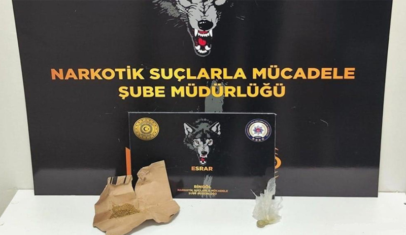 Bingöl`de uyuşturucu operasyonu