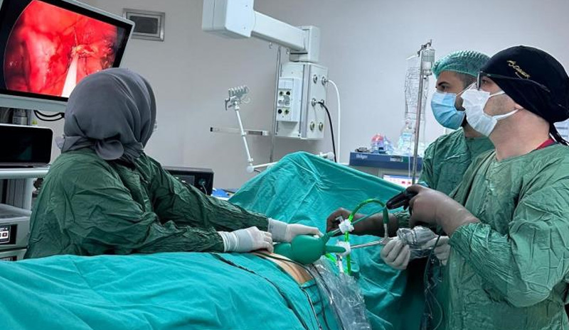 Bingöl`de kapalı apandisit ameliyatı