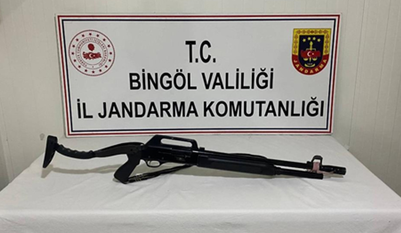 Bingöl`de ruhsatsız silah operasyonu