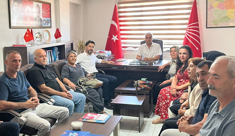Bingöl`de DEM Parti`den CHP ziyareti