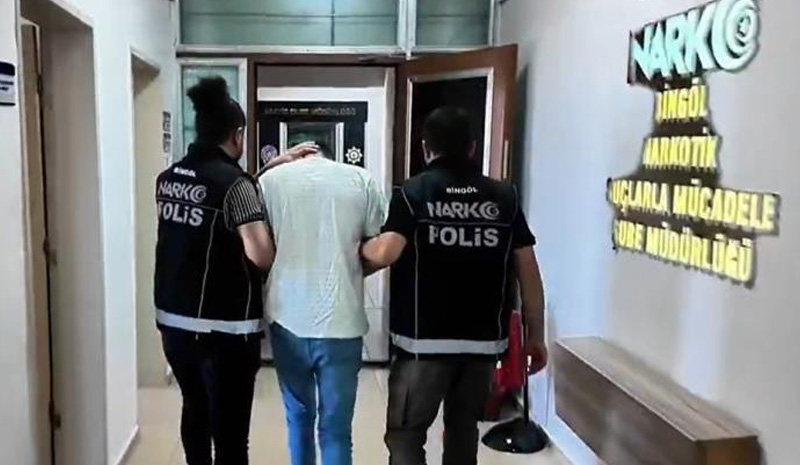Bingöl`de metamfetamin ele geçirildi: 1 tutuklama