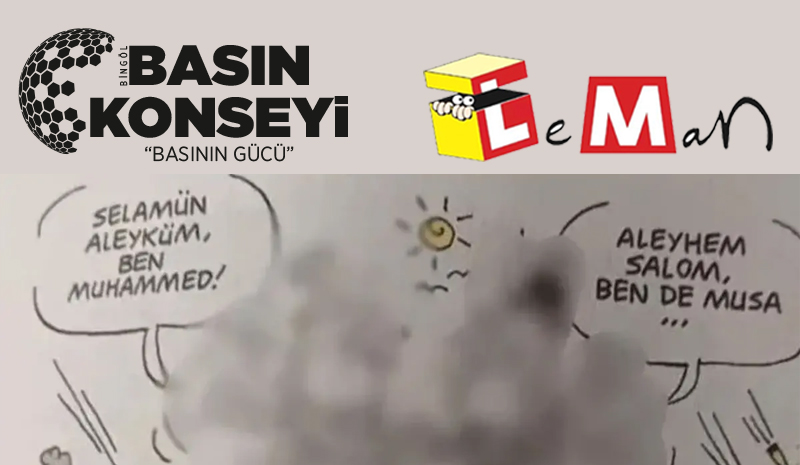 Bingöl Basın Konseyi`nden karikatür tepkisi!