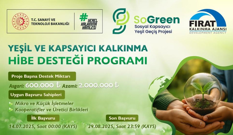 Yeşil dönüşüme milyonluk desteği