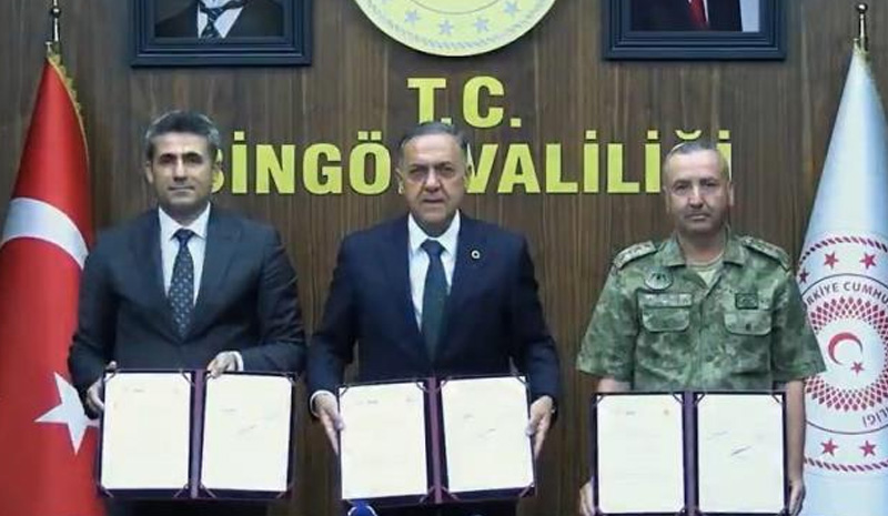 Bingöl`de 60 dönüme 400 konteynerlik geçici barınma alanı