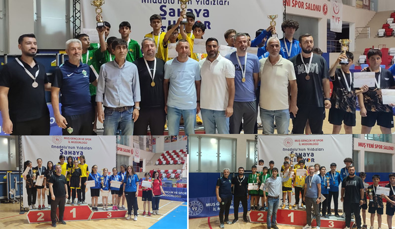 Bingöllü sporcular masatenisinde finale yükseldiler