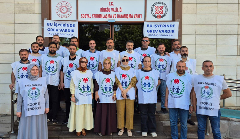 Bingöl SYDV Personeli Grevde
