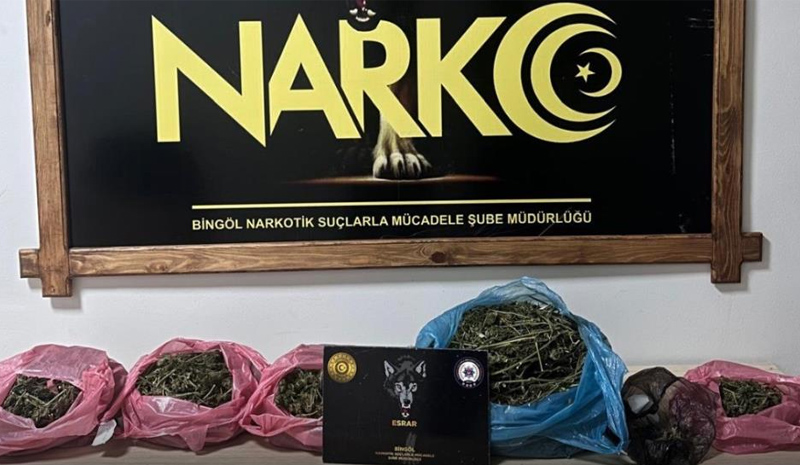 Bingöl`de uyuşturucu operasyonu: 3 tutuklama