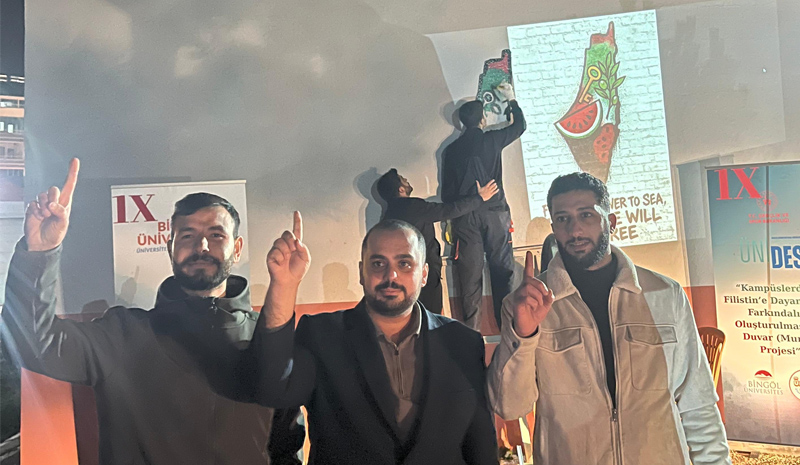 Bingöl AK Gençlik`ten Filistin için farkındalık etkinliği