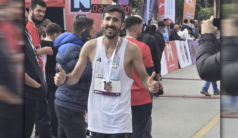 Bingöllü milli atlet maratonda birinci oldu