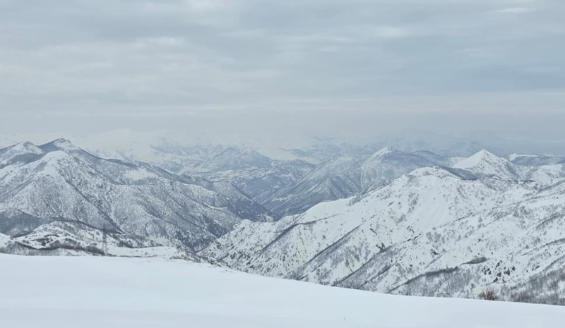 Sülbüs Dağı`nda zorlu kış tırmanışı