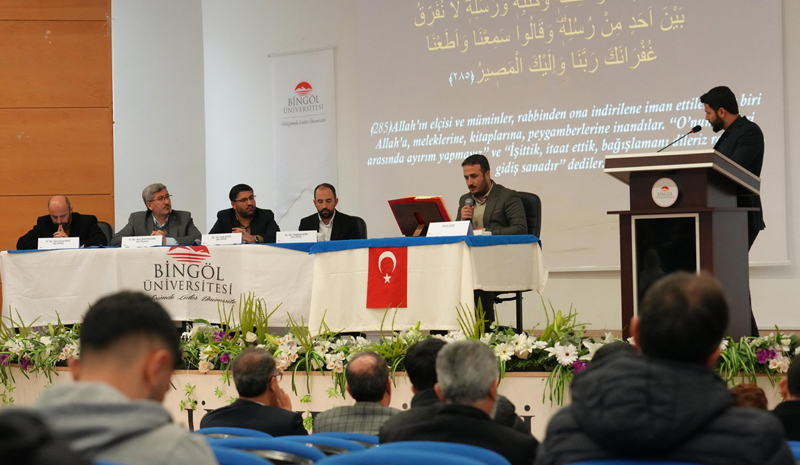 Bingöl`de Kur`an Tilâvet Yarışması