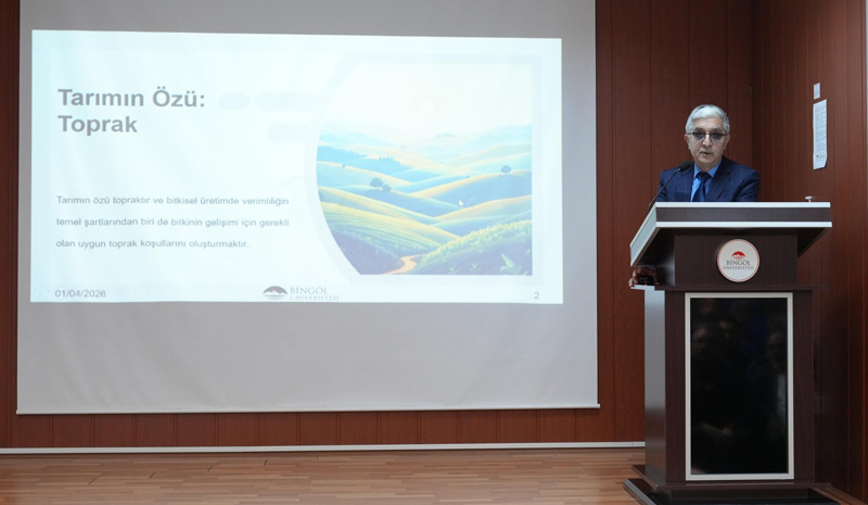 Bingöl Üniversitesi`nde Üreticilere Toprak Analizi Eğitimi
