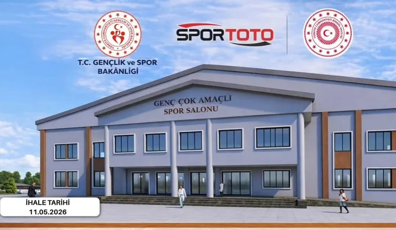 Genç`e 750 Kişilik Spor Salonu: İhale Tarihi Açıklandı