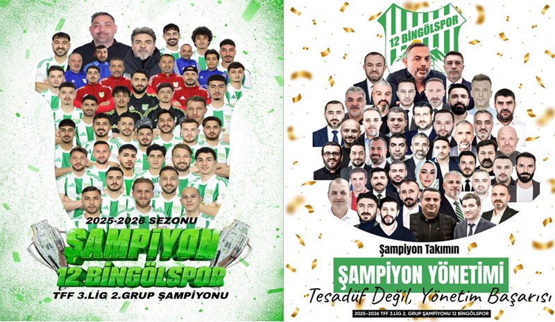 12 Bingölspor`un Şampiyonluk Kutlamaları İptal Edildi