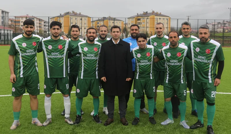 Genç`te Kurumlar Arası Futbol Turnuvası Başladı