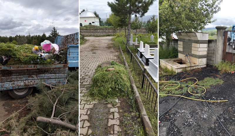 Bingöl`de Mezarlıklarda Bayram Mesaisi Tamamlandı
