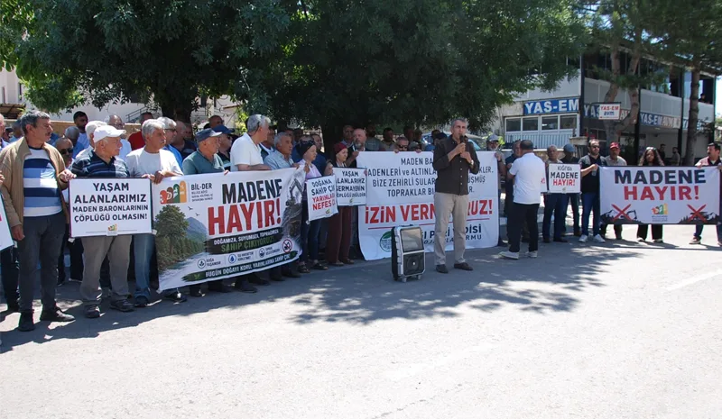 Bingöl`de maden faaliyetlerine tepki: 
