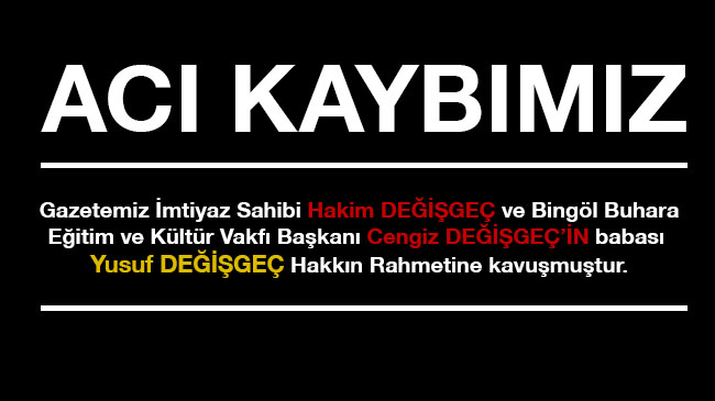 Acı kaybımız