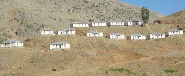 Afet konutları tamamlandı