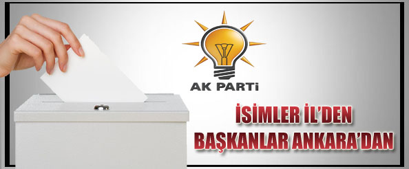 Ak parti`de adaylar belirlendi