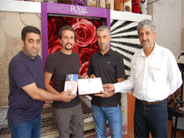 Akut`tan ercan`a teşekkür plaketi