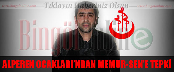 Alperen ocakları`ndan memur-sen`e tepki