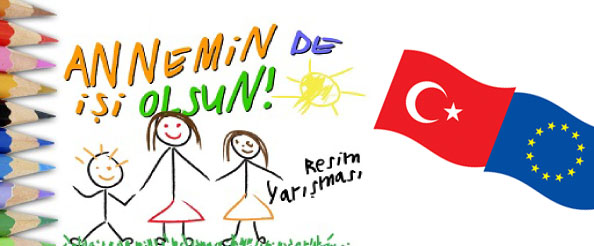 Annemin de işi olsun resim yarışması