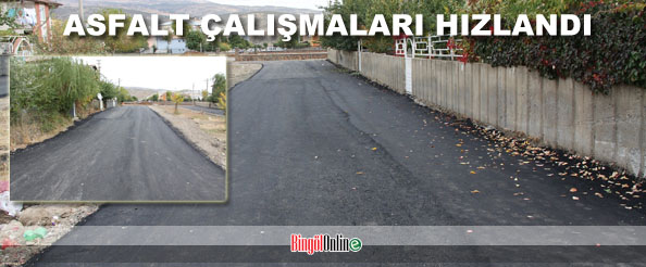 Asfalt çalışmaları hızlandı