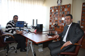 Aslan, radyo azelya`nın konuğu oldu